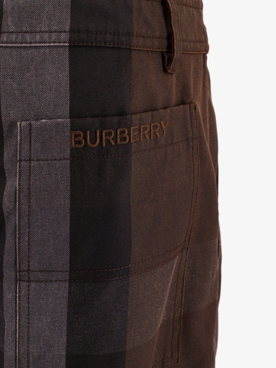 Shop Burberry Woman Trouser Woman Brown Pants