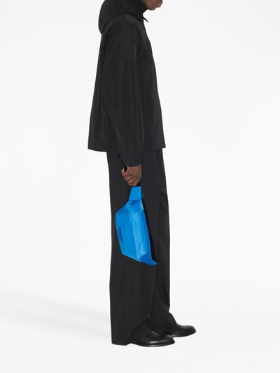 Shop Burberry Women Sonny Nylon Belt Bag In Blue