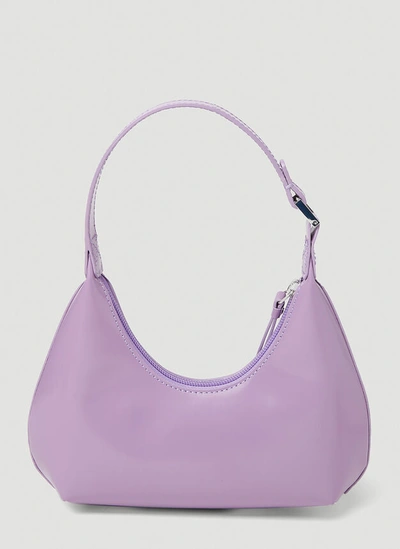 Shop By Far Women Baby Amber Shoulder Bag In Lilac In Purple