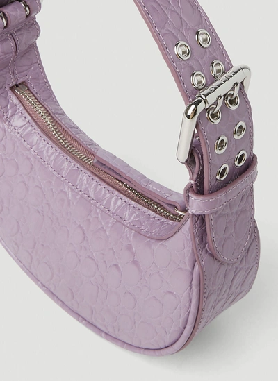 Shop By Far Women Mini Soho Shoulder Bag In Purple