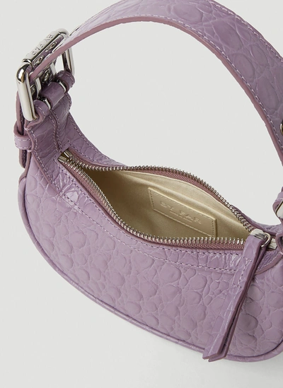 Shop By Far Women Mini Soho Shoulder Bag In Purple