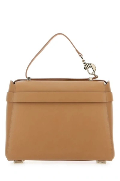 Shop Chloé Chloe Woman Biscuit Leather Nacha Handbag In Brown