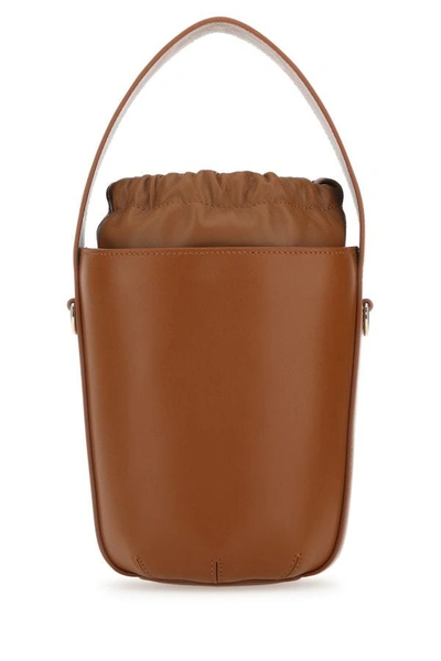 Chloé Chloe Women Caramel Leather Bucket Bag In Brown