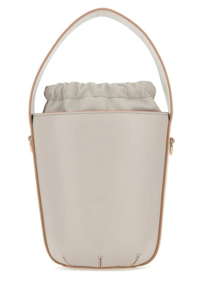 Shop Chloé Chloe Woman Light Pink Leather Bucket Bag
