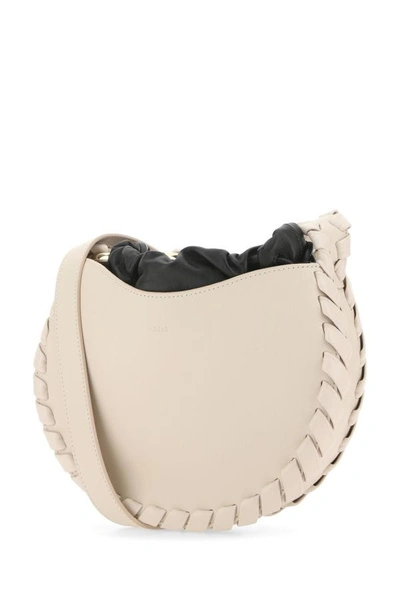 Chloé Chloe Powder Pink Leather Small Mate Crossbody Bag In Pink