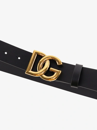 Shop Dolce & Gabbana Man Belt Man Black Belts