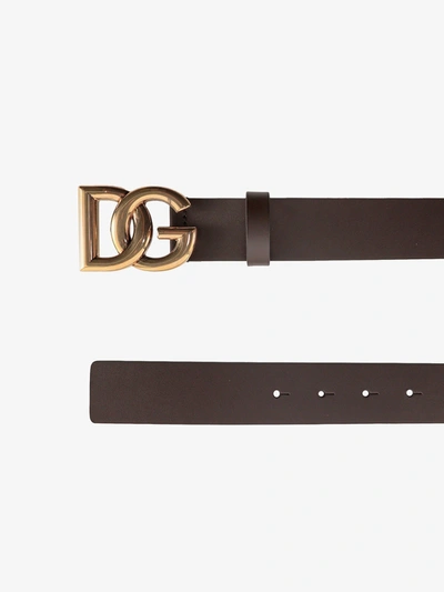 Shop Dolce & Gabbana Man Belt Man Brown Belts