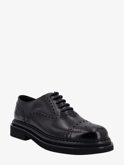Shop Dolce & Gabbana Man Lace-up Shoe Man Black Lace Up