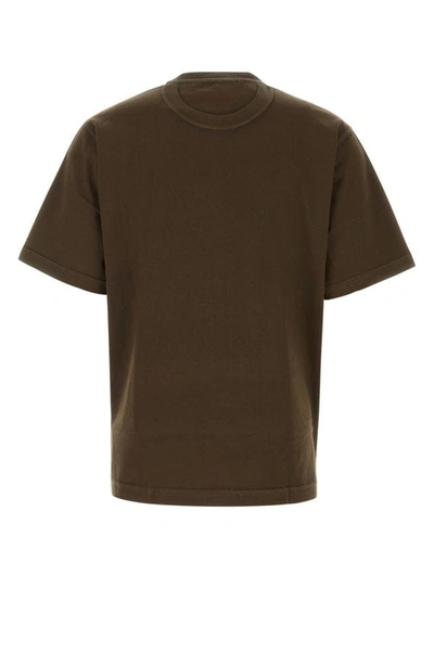 Shop Dolce & Gabbana Man Mud Cotton T-shirt In Brown