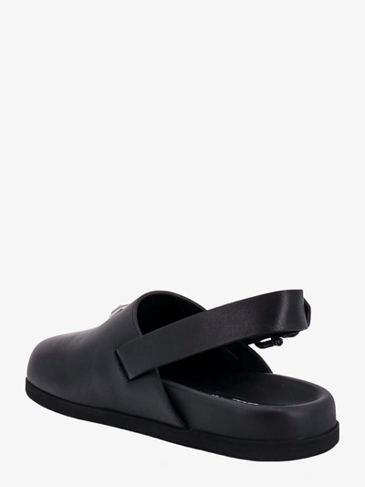 Shop Dolce & Gabbana Man Mule Man Black Sandals