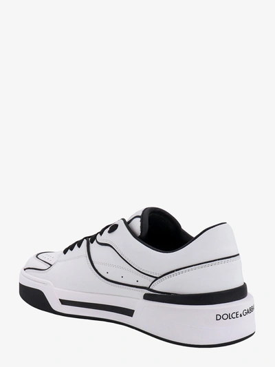Shop Dolce & Gabbana Man New Roma Man White Sneakers