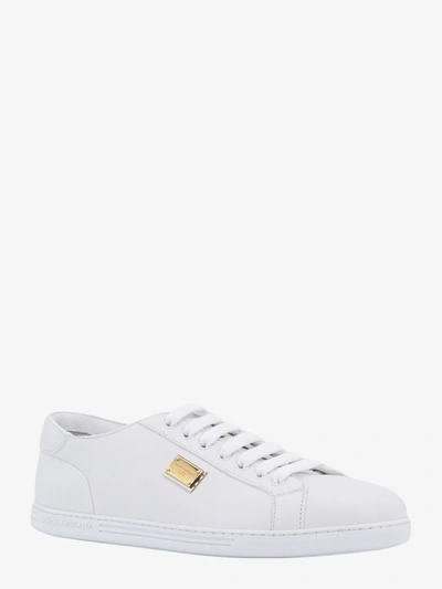 Shop Dolce & Gabbana Man Saint Tropez Man White Sneakers