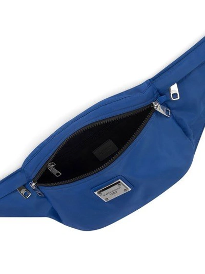 Shop Dolce & Gabbana Women Belt Bag In Blue