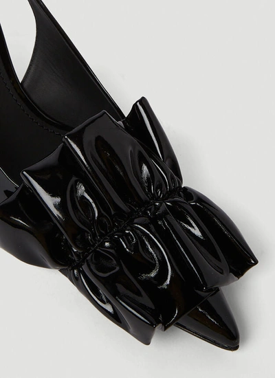 Shop Dolce & Gabbana Women Lollo Slingback Heels In Black