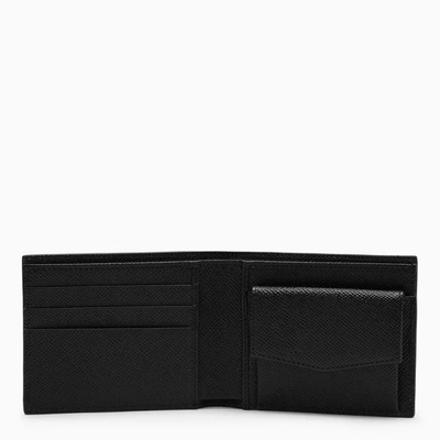 Shop Dolce & Gabbana Dolce&gabbana Black Leather Bi-fold Wallet Men