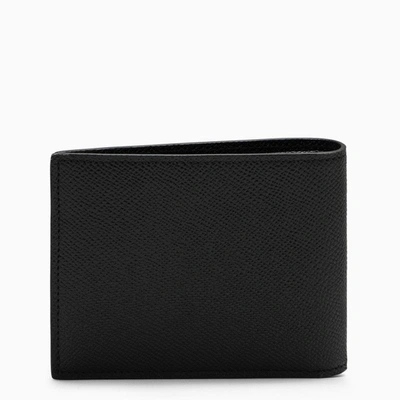Shop Dolce & Gabbana Dolce&gabbana Black Leather Bi-fold Wallet Men