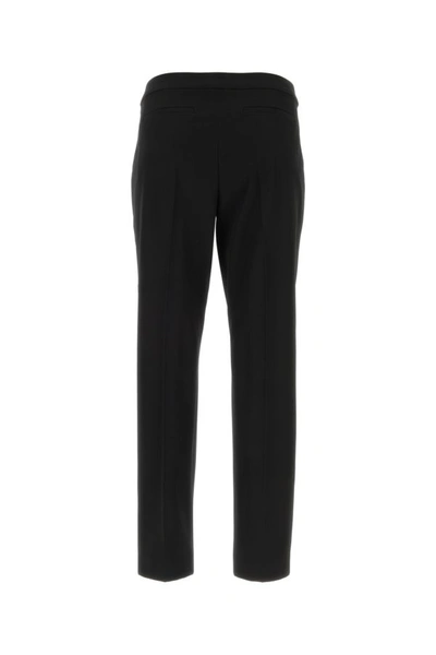 Shop Dries Van Noten Woman Black Twill Poumas Pant