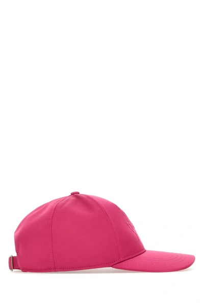 Shop Etro Woman Fuchsia Satin Baseball Cap In Pink