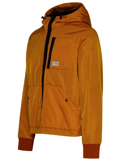 Shop Fay Orange Nylon Jacket Man