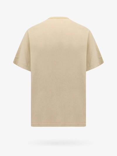 Shop Fendi Man T-shirt Man Beige T-shirts In Cream