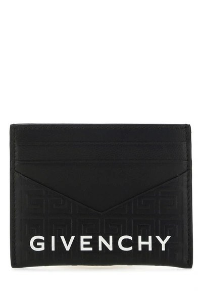 Shop Givenchy Woman Black Leather Card Holder