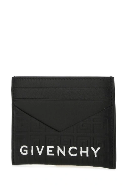 Shop Givenchy Woman Black Leather Card Holder