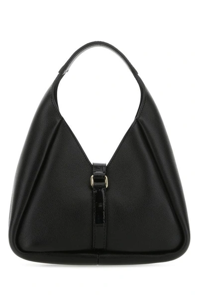 Shop Givenchy Woman Black Leather G-hobo Handbag
