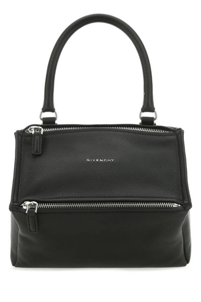 Shop Givenchy Woman Black Leather Small Pandora Handbag