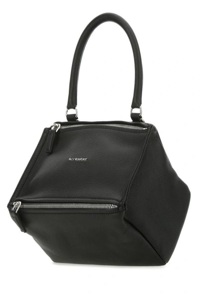 Shop Givenchy Woman Black Leather Small Pandora Handbag
