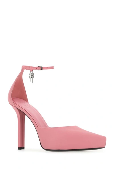 Givenchy G Lock Leather Platform Pump In Pink