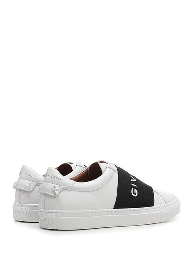 Shop Givenchy Women White Webbing Low-top Sneakers