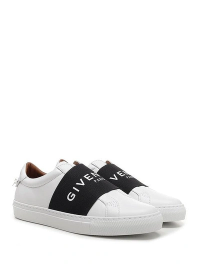 Shop Givenchy Women White Webbing Low-top Sneakers