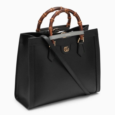 Shop Gucci Diana Black Medium Tote Bag Women