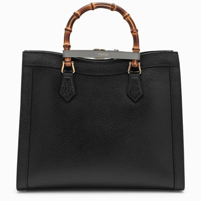 Shop Gucci Diana Black Medium Tote Bag Women