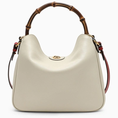 Shop Gucci Diana Medium White Shoulder Bag Women
