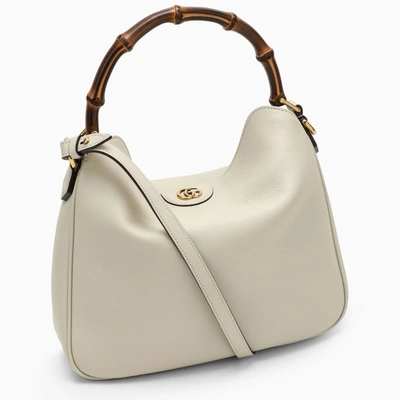 Shop Gucci Diana Medium White Shoulder Bag Women