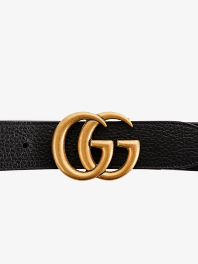 Shop Gucci Man Belt Man Black Belts