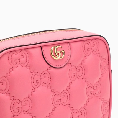 Shop Gucci Small Gg Matelassé Bag Pink Women