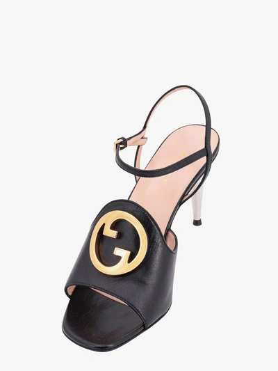 Shop Gucci Woman Blondie Woman Black Sandals