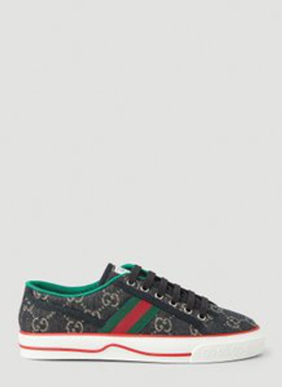 Shop Gucci Women Black 1977 Tennis In Sneakers
