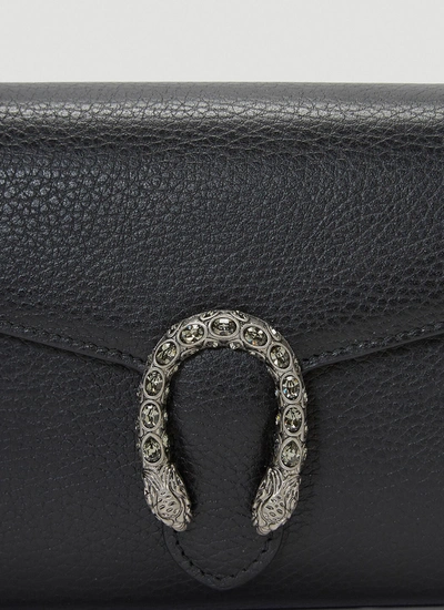 Shop Gucci Women Dionysus Mini Chain Wallet Bag In Black