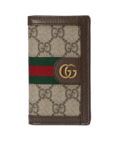 Shop Gucci Women Ophidia Gg Wallet In Cream