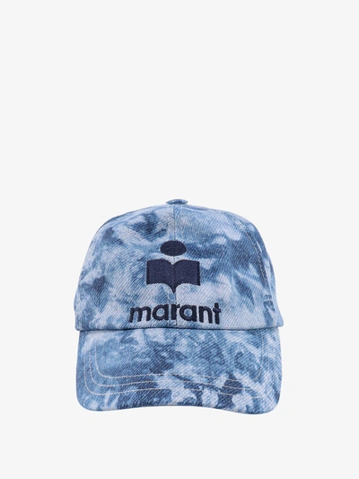 Shop Isabel Marant Man Tyron Man Blue Hats