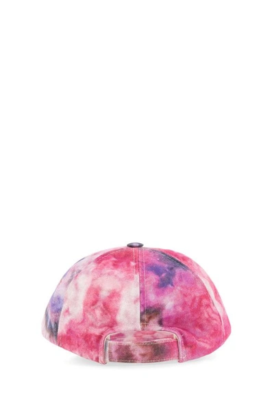 Isabel Marant Women Printed Cotton Tyron Baseball Cap In Multi