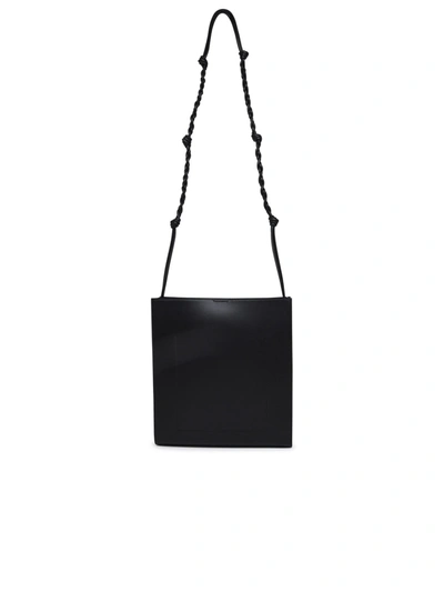 Shop Jil Sander Man  Medium Tangle Bag In Black Leather