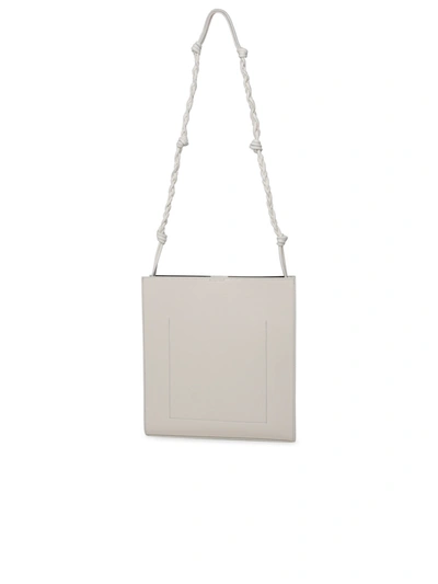 Shop Jil Sander Woman  Tangle Bag In White Leather