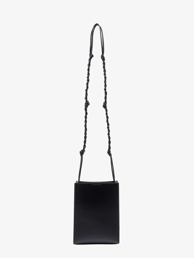 Shop Jil Sander Woman Shoulder Bag Woman Black Shoulder Bags