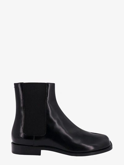 Shop Maison Margiela Man Tabi Man Black Boots