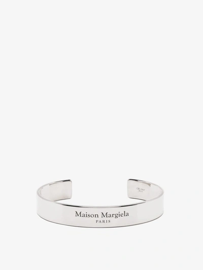 Shop Maison Margiela Woman Bracelet Woman Silver Bracelets
