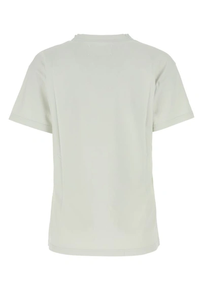 Shop Maison Margiela Woman Chalk Cotton T-shirt In White